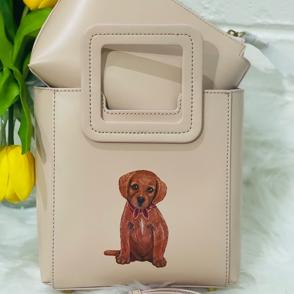 STAUD- CUSTOM MINI SHIRLEY LEATHER BAG (Blush) - Picture 5 of 11